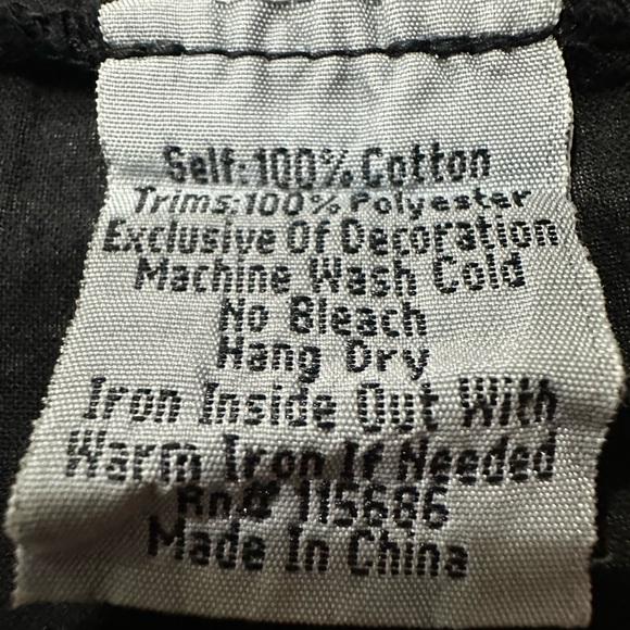 Johnny Was 3J Workshop Embroidered🌸Yoke Dress – Black Floral Boho | Size S - Picture 5 of 10